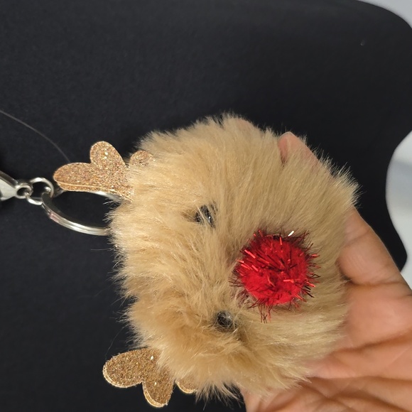 Candy striped with cute reindeer - Picture 3 of 3